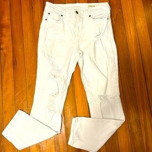 Pistola White Distressed Jeans